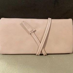 New with tags faux-suede wallet/clutch